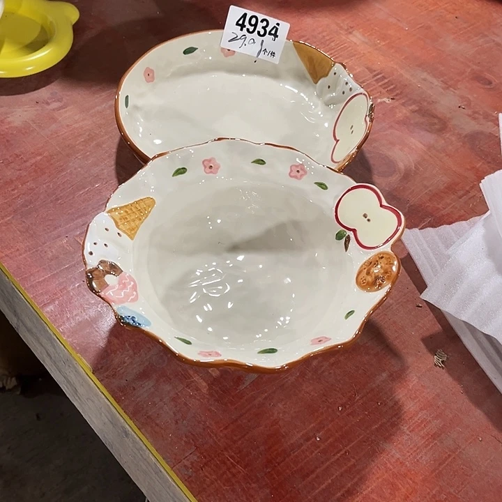 瓷微瑕外贸餐具4934