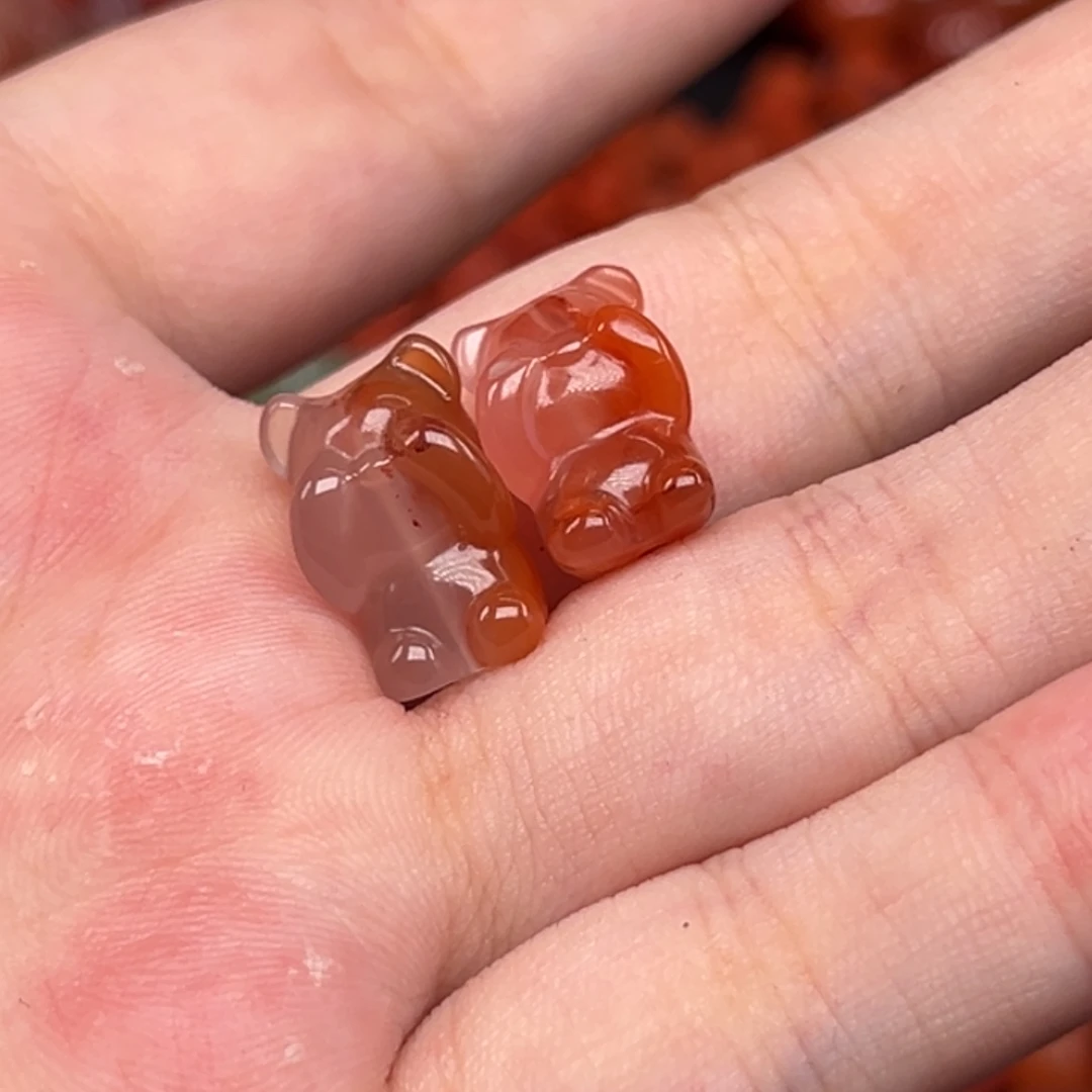 南红玛瑙未镶嵌吊坠(不含链)