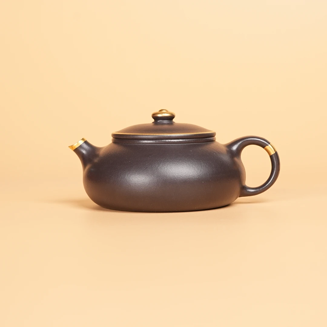 【闪购商品】官方非遗正宗全手工紫砂壶捂灰朱泥Z1093