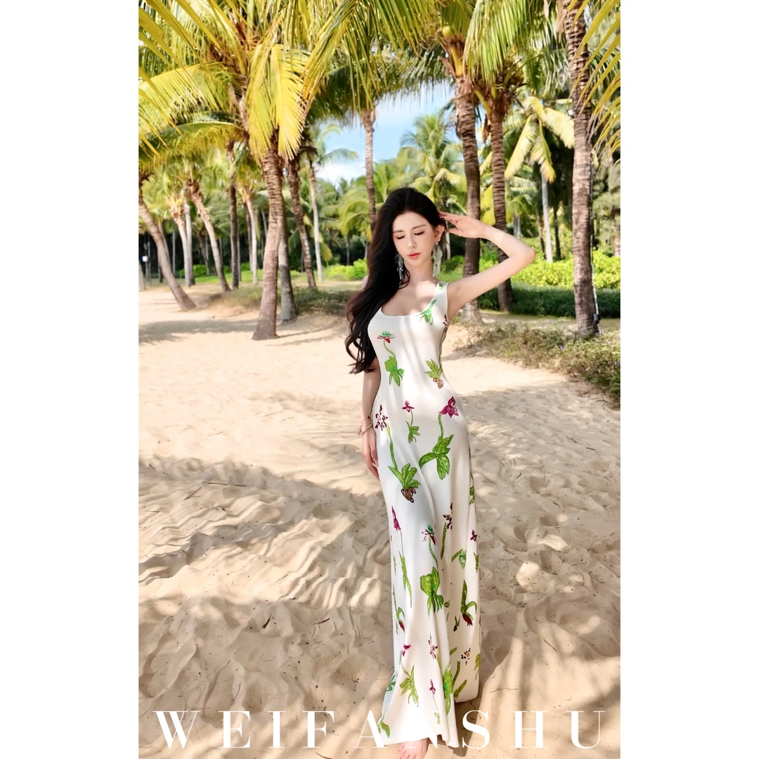 WEIFANSHU/魏凡舒【沐浴春风】针织连衣裙