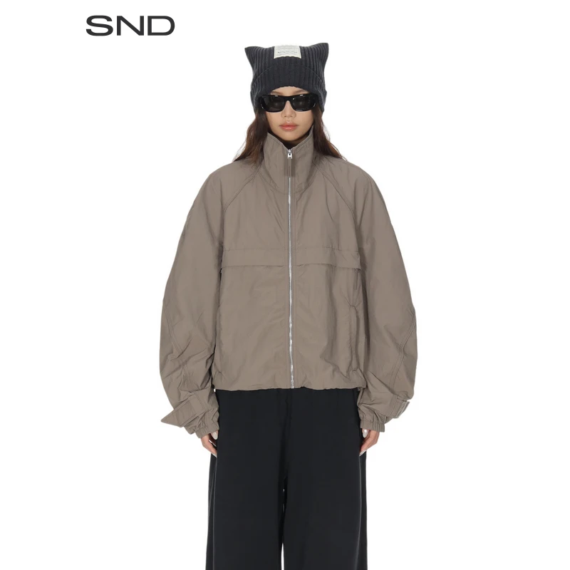 【SNDACNE STUDIOS 设计师品牌】SND AW25 立领简约短外套