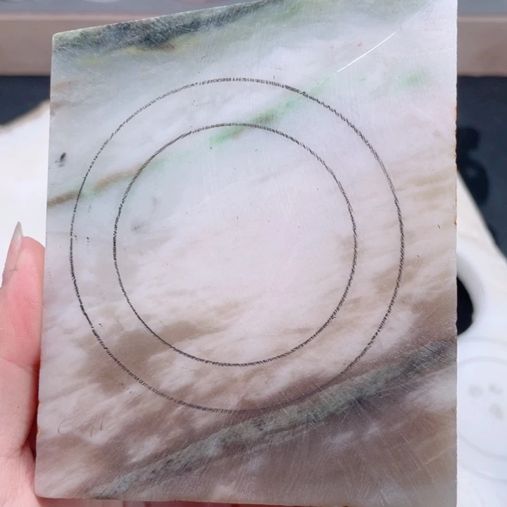 白***0独山玉未镶嵌手镯定制