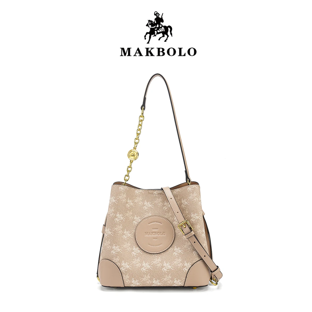 2025新款时尚水桶包气质经典手提斜跨包MAK89137