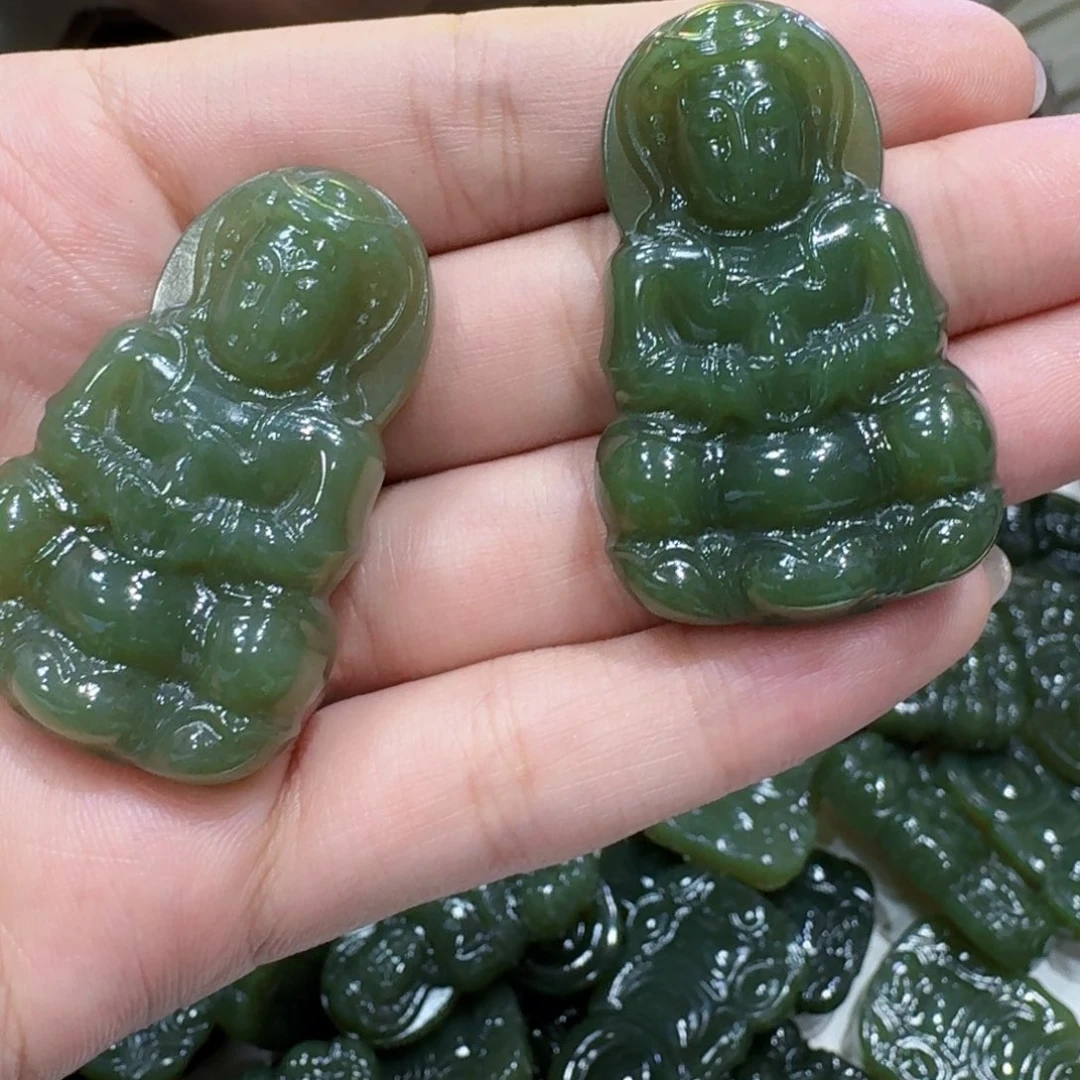 和田玉未镶嵌颈饰多样性发货 拍一发一