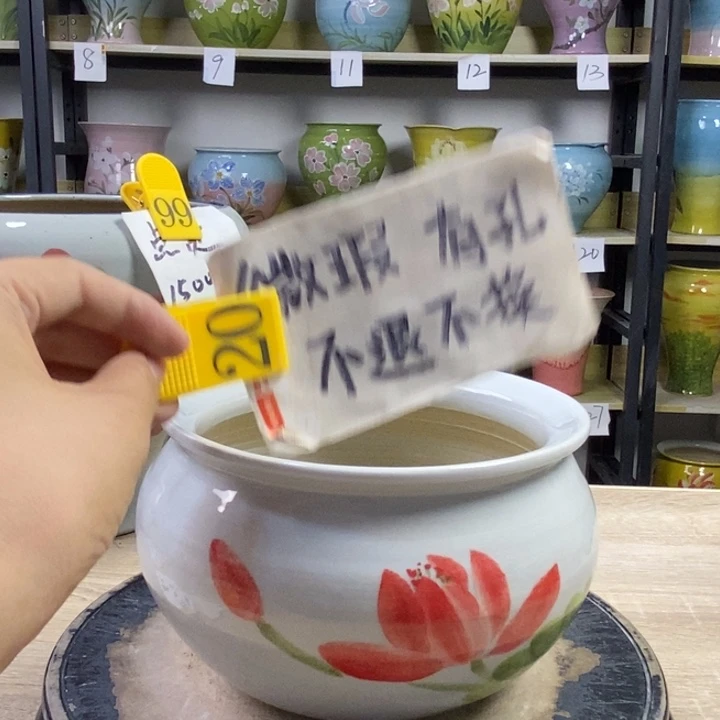 景德镇高温陶瓷花盆