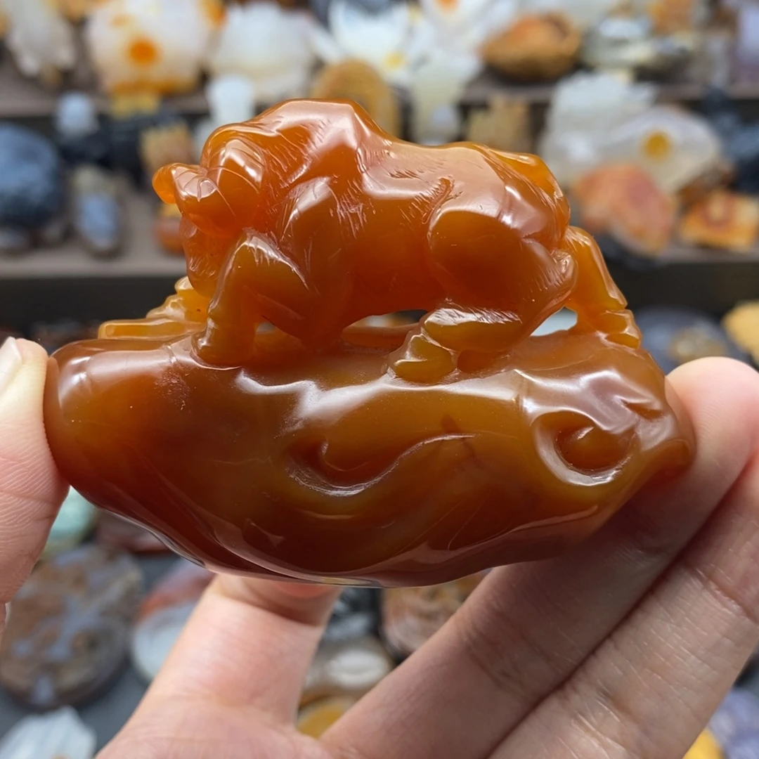 未镶嵌吊坠(不含链)玛瑙/玉髓关****冒