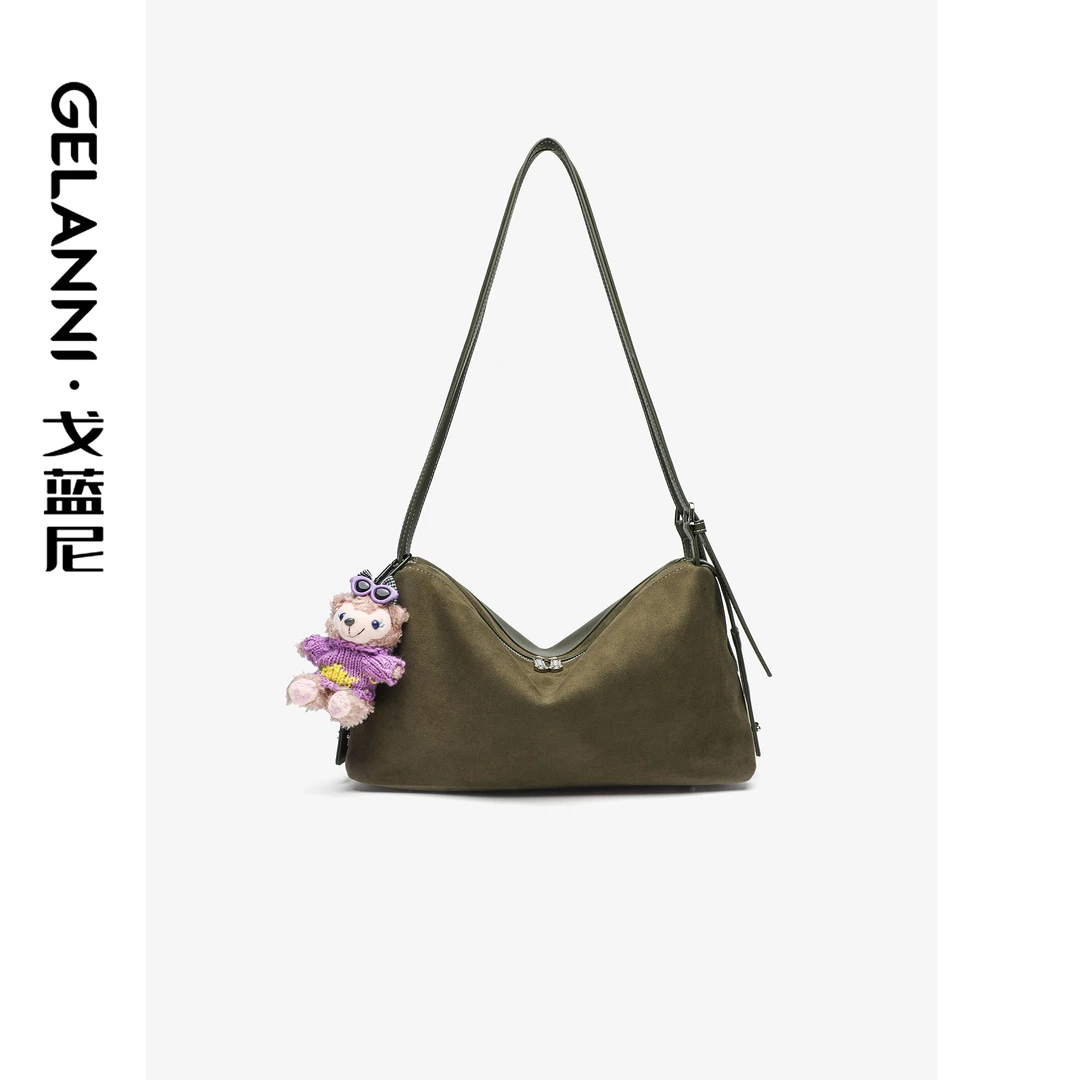 GELANNI红拼接休闲枕头包