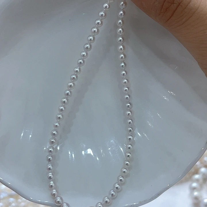 淡水珍珠银S925镶嵌颈饰