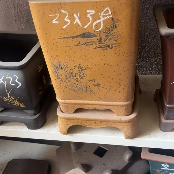 紫砂花盆紫砂花盆