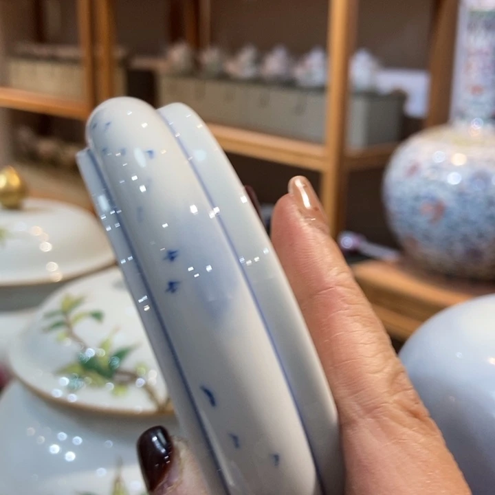 -***e杯青花福利山水盖