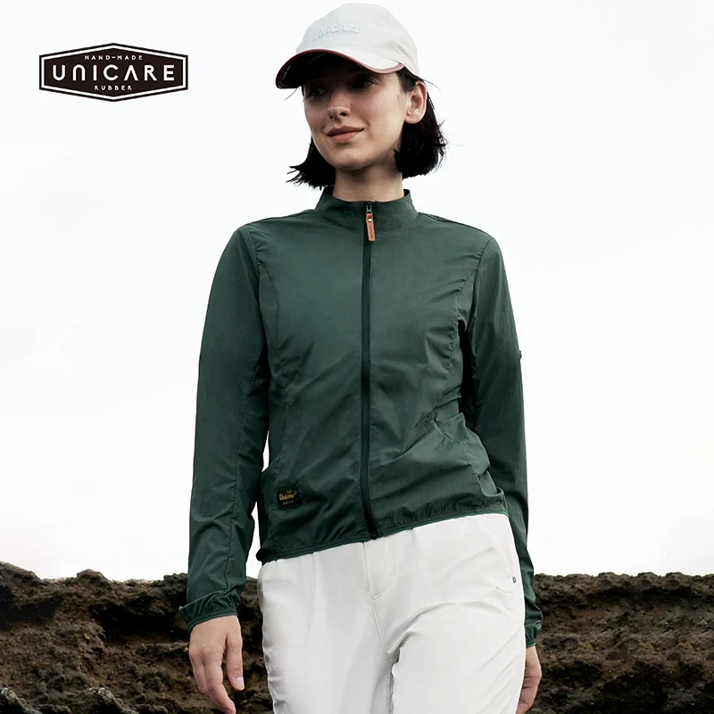 UNICARE夏季户外防晒服女 专业防紫外线防晒衣长袖 轻薄防水透汽