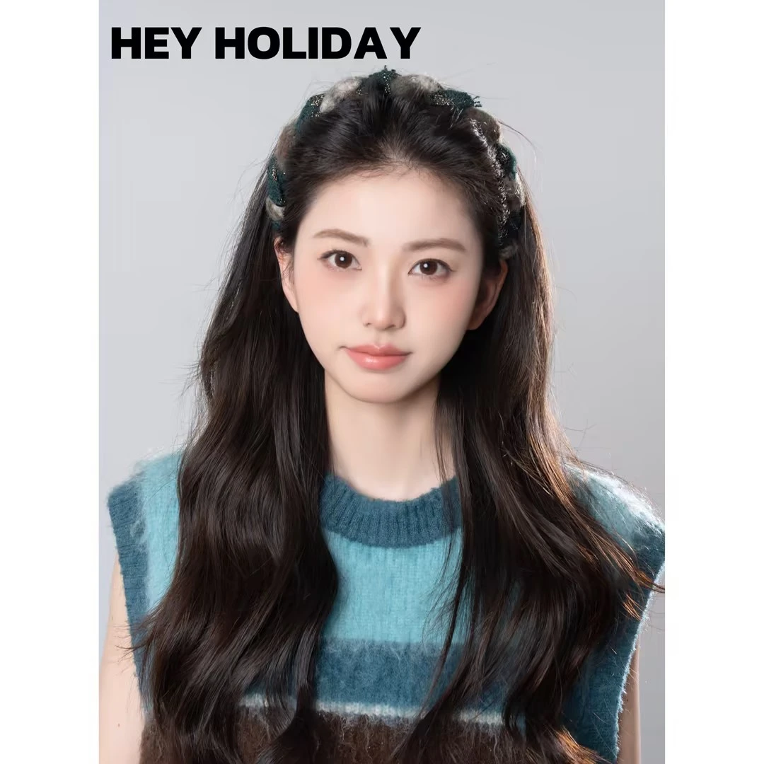 新款秋冬波浪发箍甜美可爱少女发饰简约休闲时尚百搭气质头饰复古