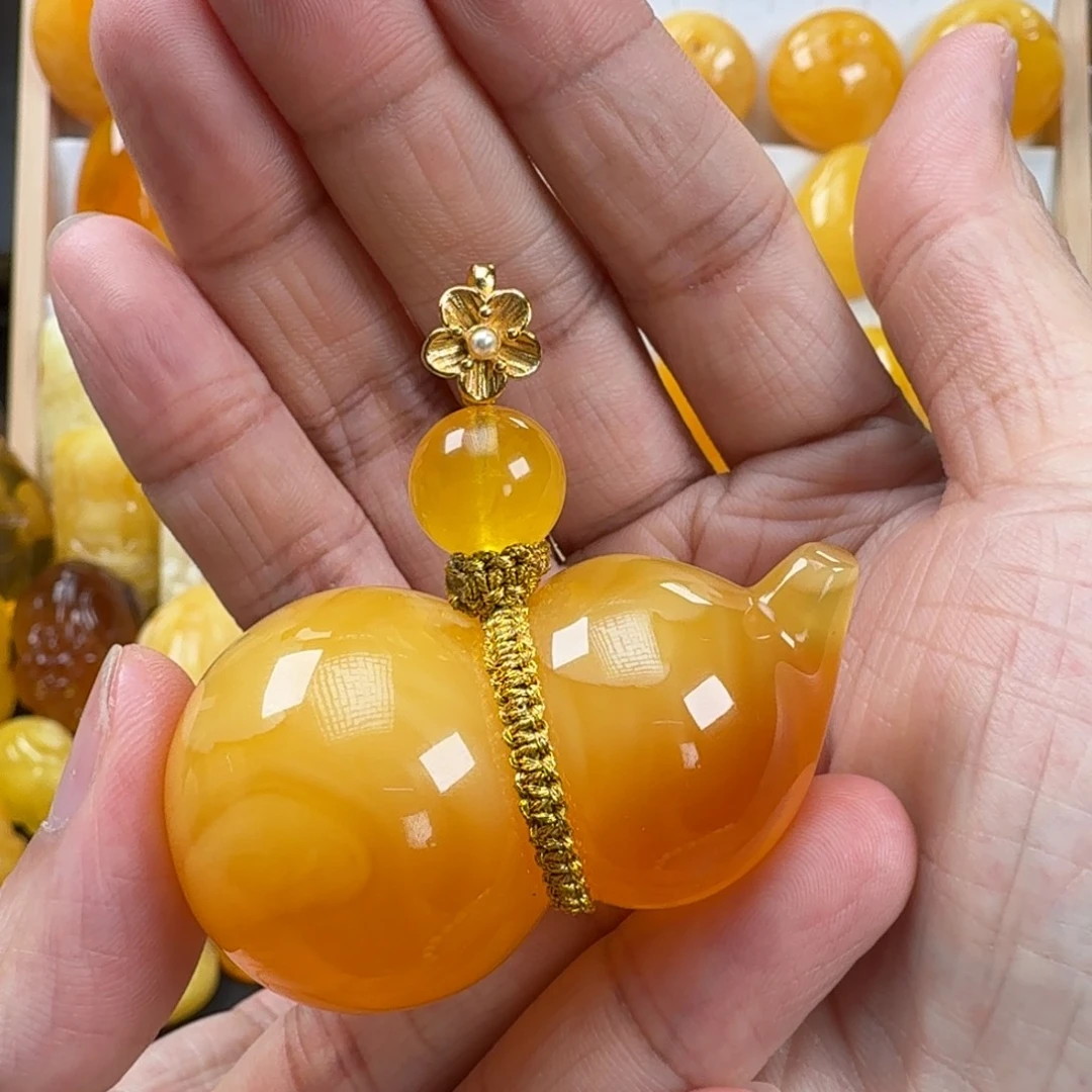 蜜蜡颈饰未镶嵌蜜蜡23.7g