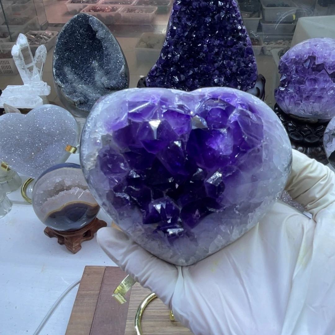 紫晶大型摆件（非配饰）未镶嵌
