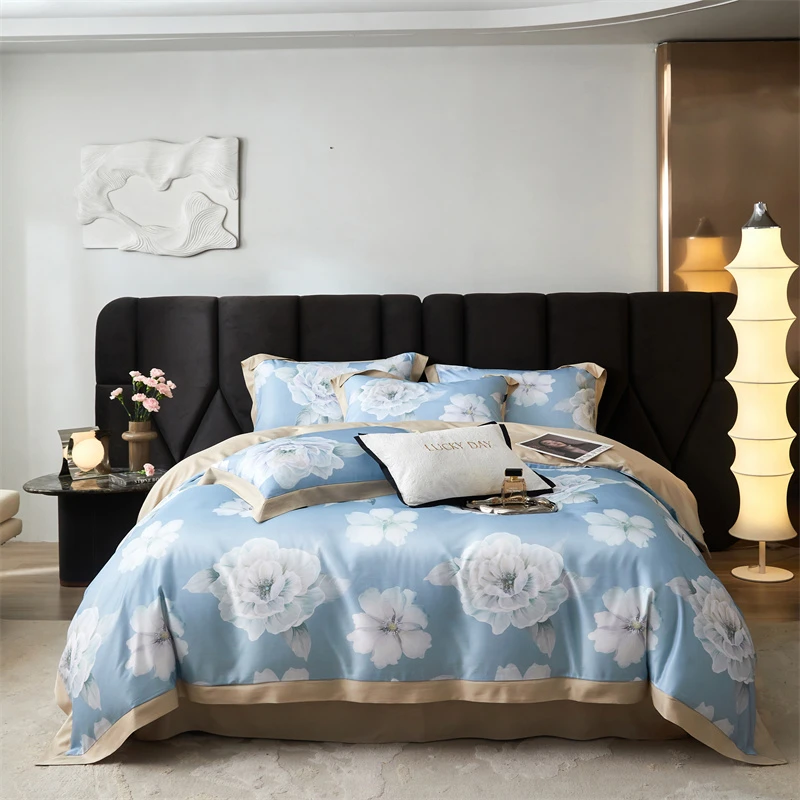 【晴美】兰精天丝数码印花四件套-莫奈花园