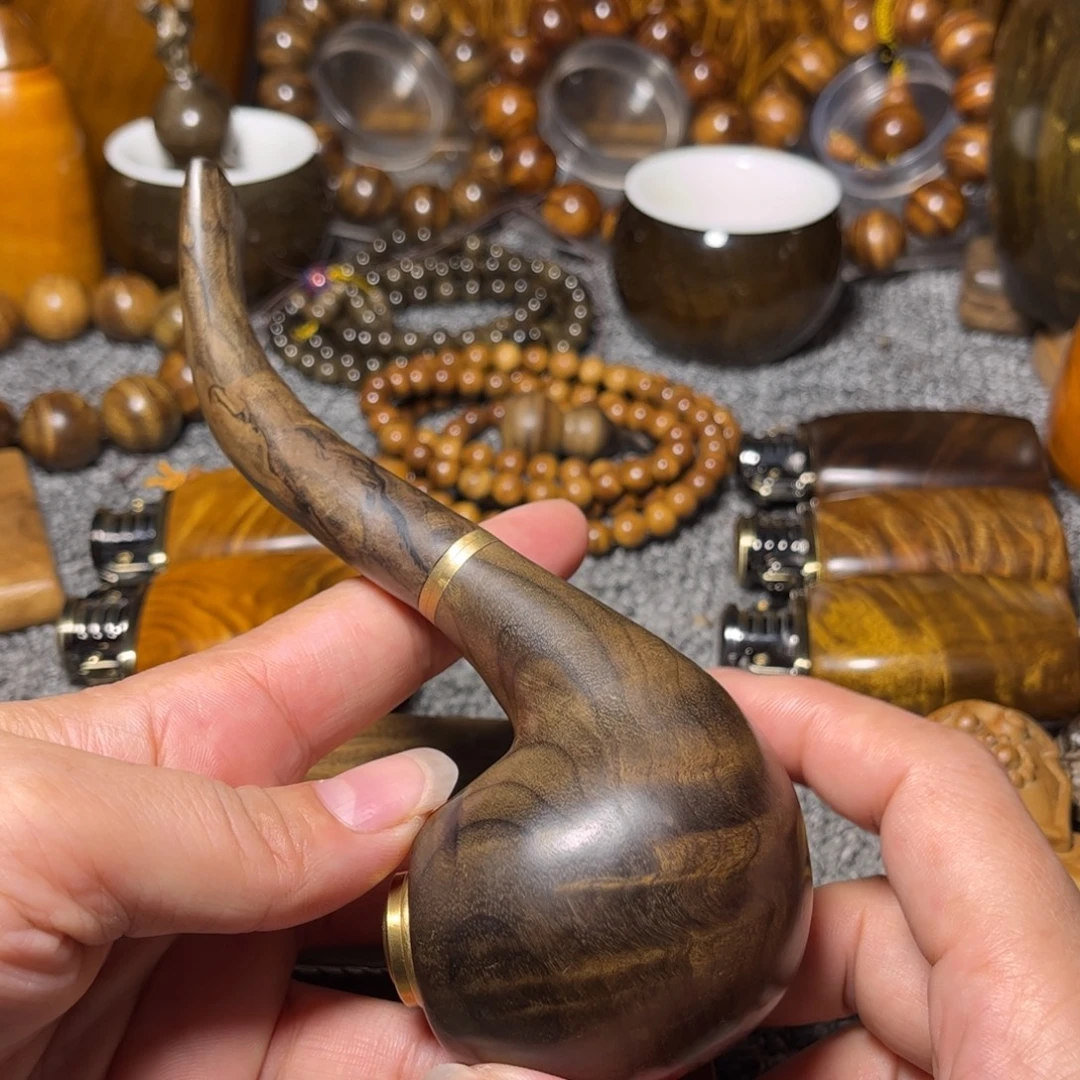 金丝楠阴沉木烟斗