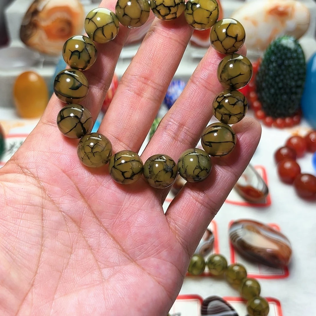 逝***春玛瑙/玉髓未镶嵌颈饰