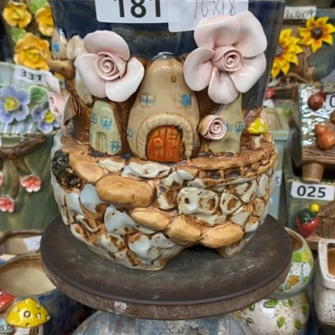 【闪购商品】红陶粗陶材质多肉花盆