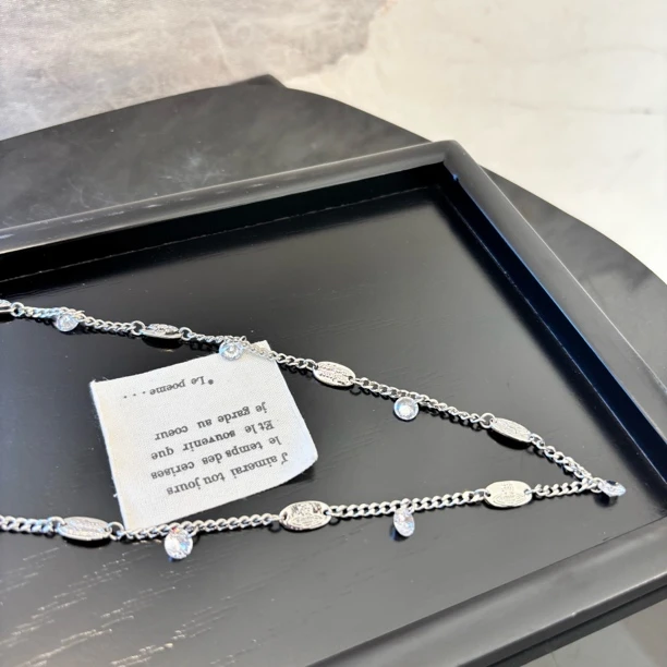 铜合金合成锆石项链 多个星球项链XL2623