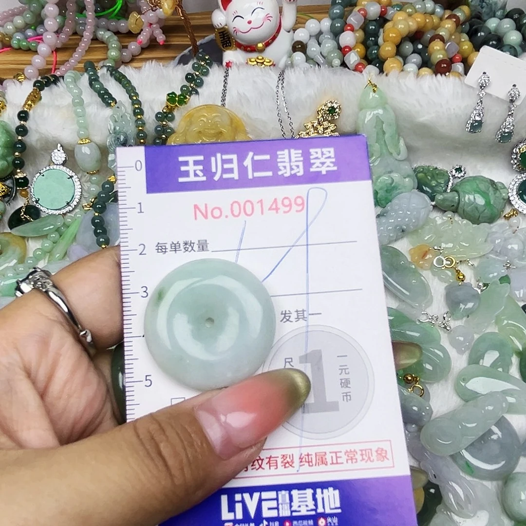 翡翠未镶嵌吊坠(不含链)Qqq