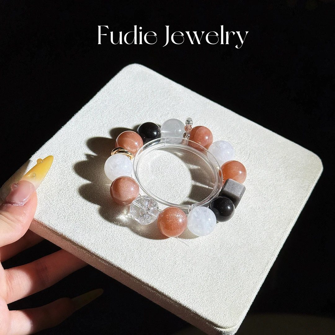 Fudie Jewelry［金沙日出］ 水晶 原创DIY设计 多样性发货 h95kwb