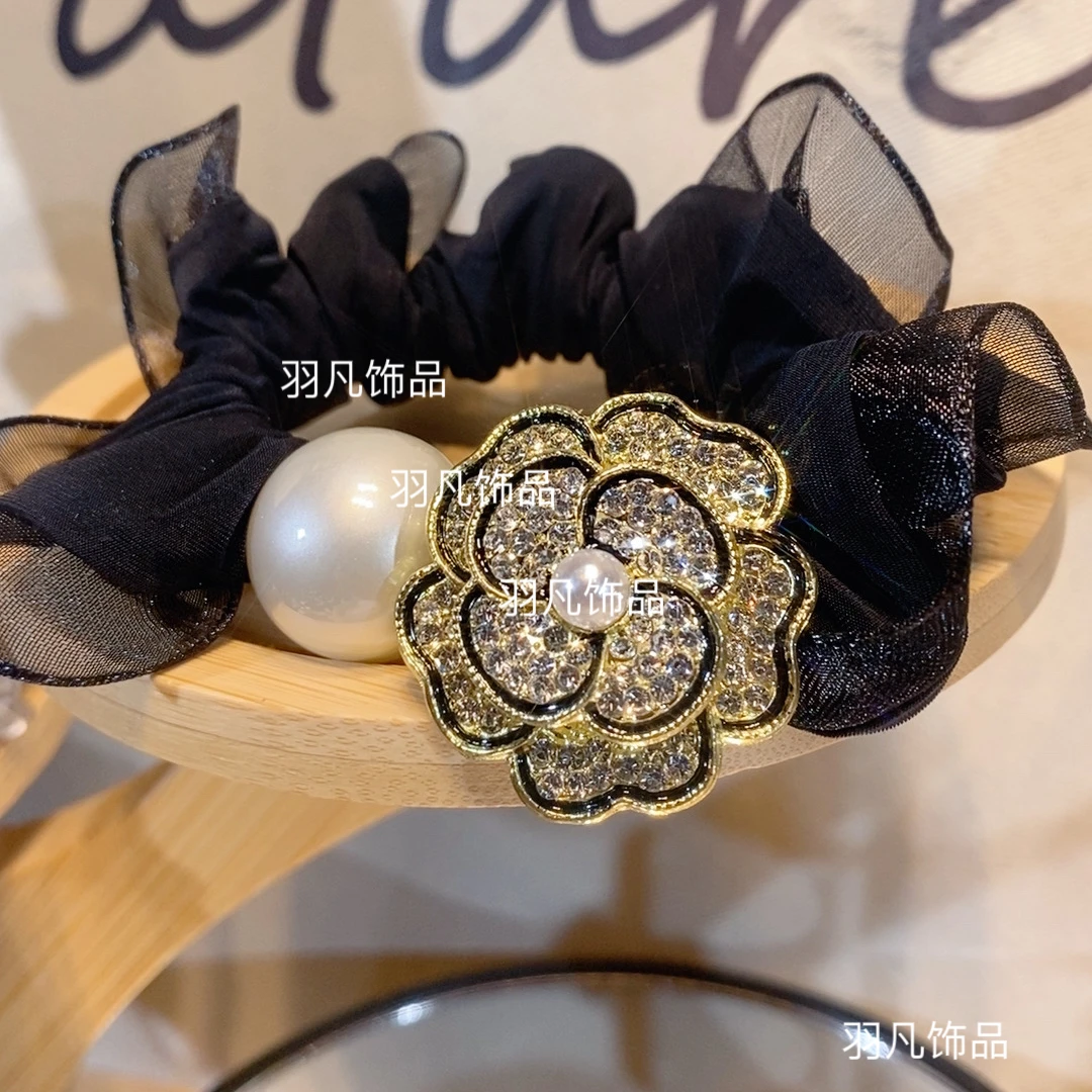 羽凡2509轻奢原创设计发圈甜美风皮筋时尚女简约韩版日韩发绳