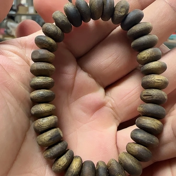 沉香碎屑沉香奇楠沉香乌身圆叶算盘单圈卡1.0保9克➕多样性发货