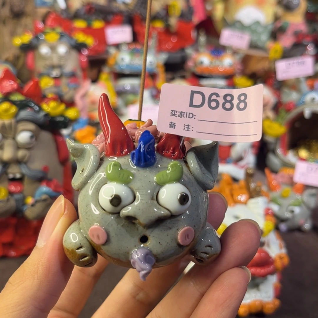 泥塑纯手工茶宠摆件