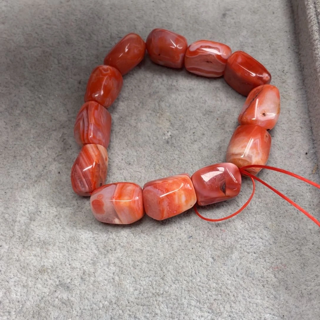 南红玛瑙南红18K金镶嵌