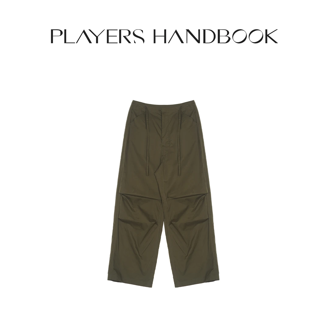 PlayersHandbook新款设计夏日生命力感轻薄布工装裤PH1812