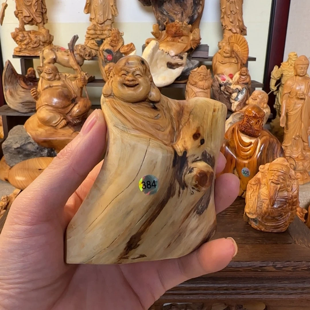 崖柏小木匠艺雕一物一拍