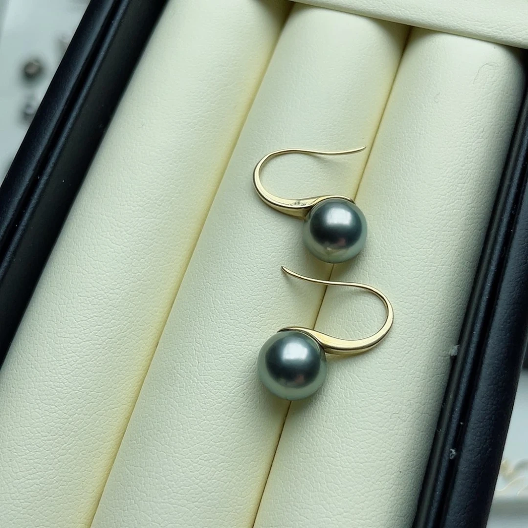 海水珍珠耳饰14K金镶嵌S****
