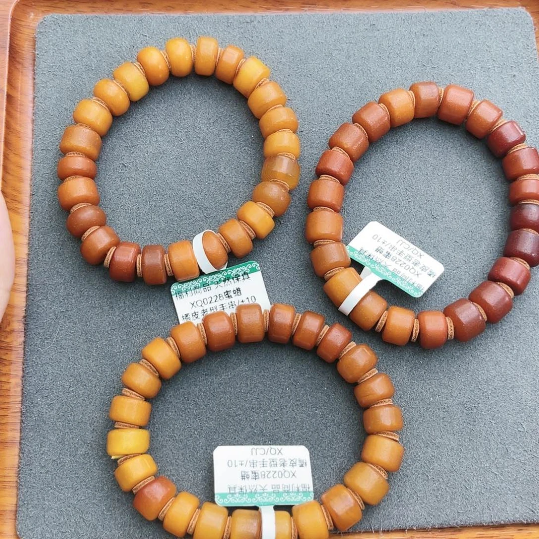 琥珀手链未镶嵌10m 多样性发其一