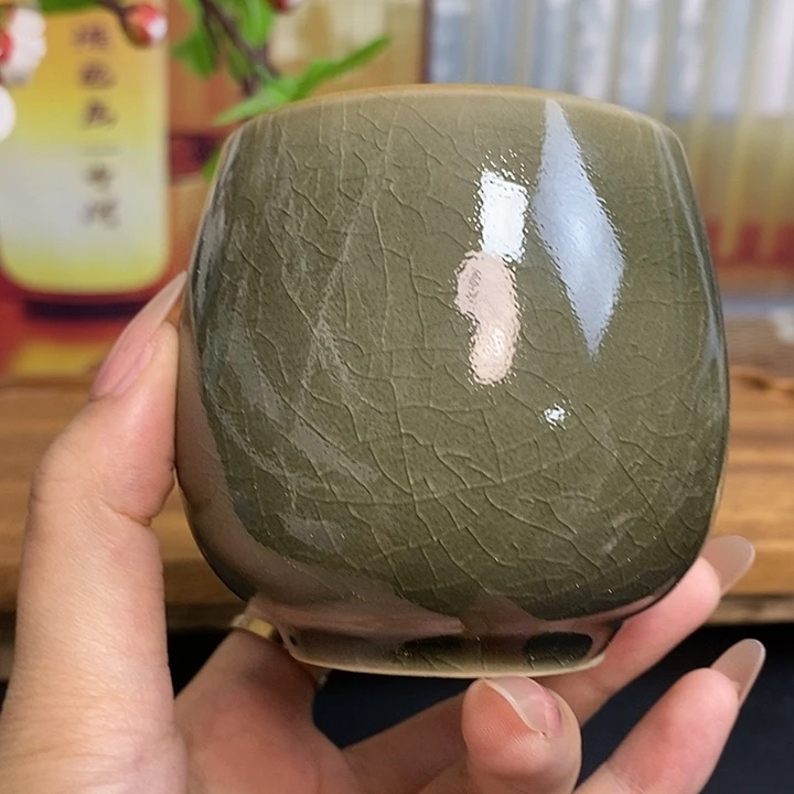 原矿釉龙蛋杯一一