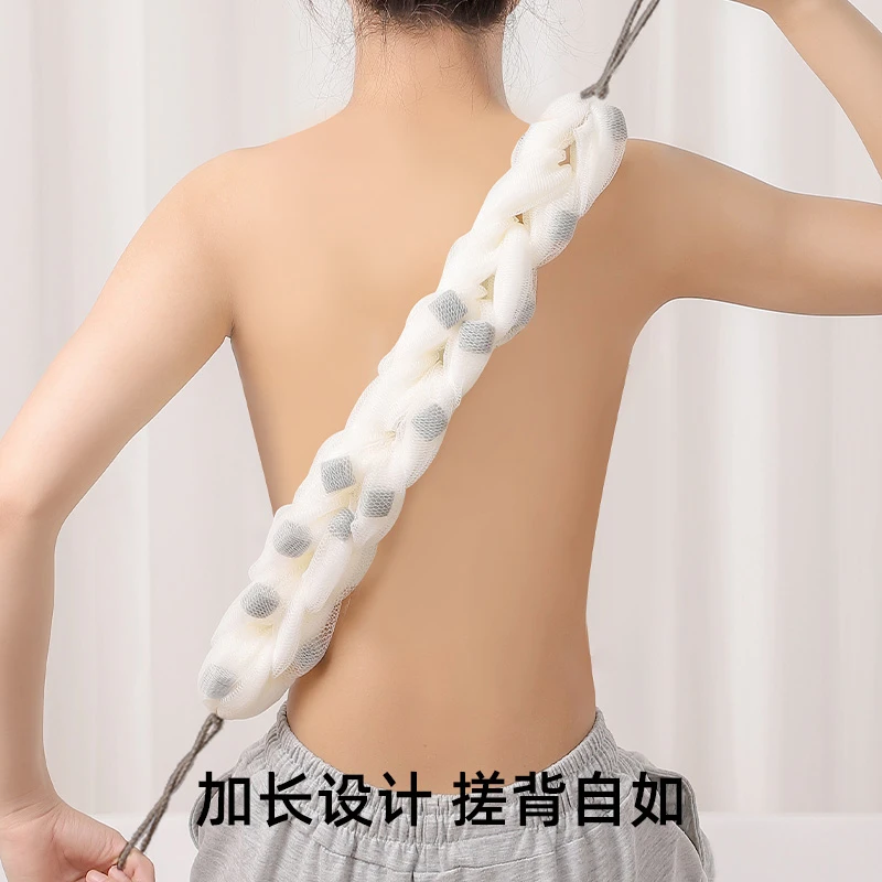 麻花搓背巾拉背条搓澡巾男女士后背长条洗澡巾粗砂强力擦背巾神器