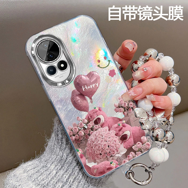 新款适用华为nova12手机壳女款防摔套12PRO全包镜头膜透明奢华ins