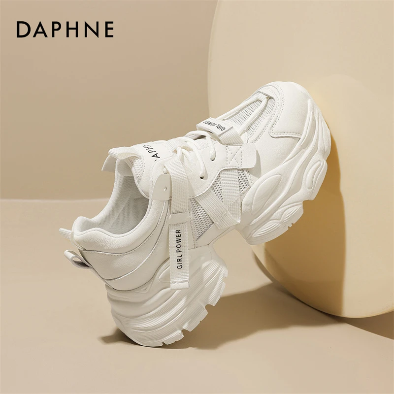 达芙妮老爹鞋2025春夏新款女鞋百搭爆款女款潮牌厚底休闲运动鞋