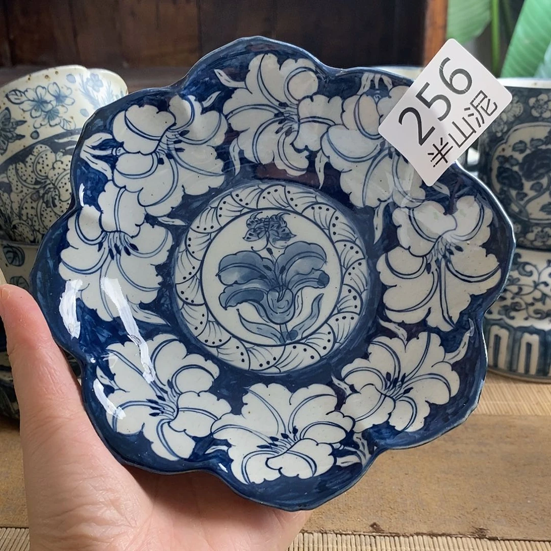 手工手绘青花高温陶瓷