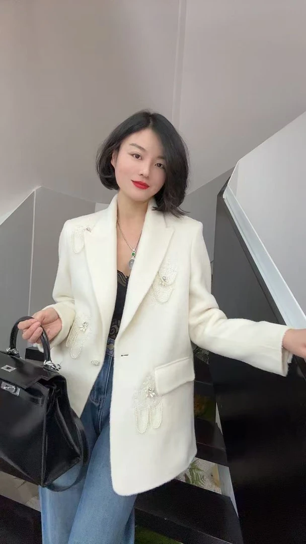 【TANTAN】气质轻奢百搭时尚修身大衣#181