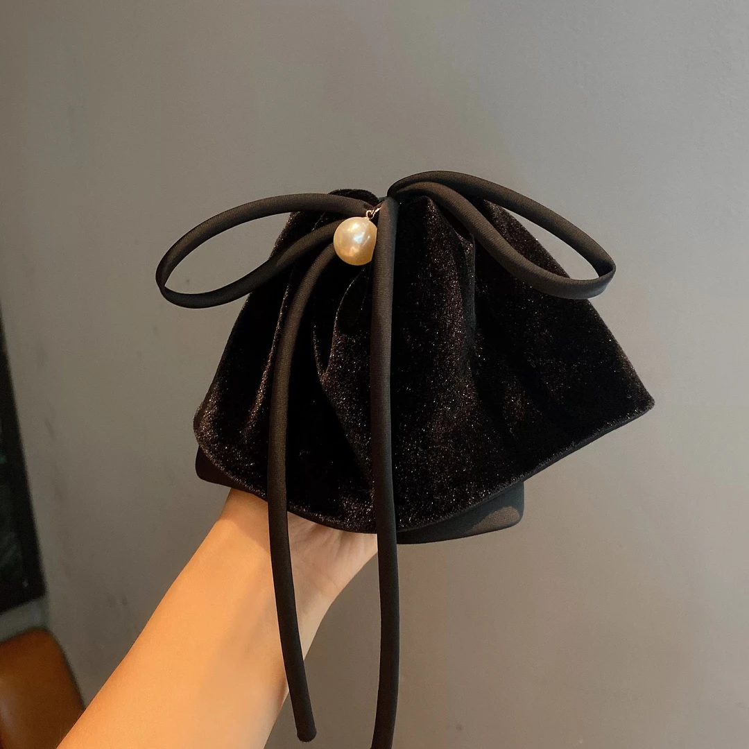 AZZHEN一周年10/18 -10/20【丝绒发夹】丝绒珍珠发夹AZ5OD910-OO