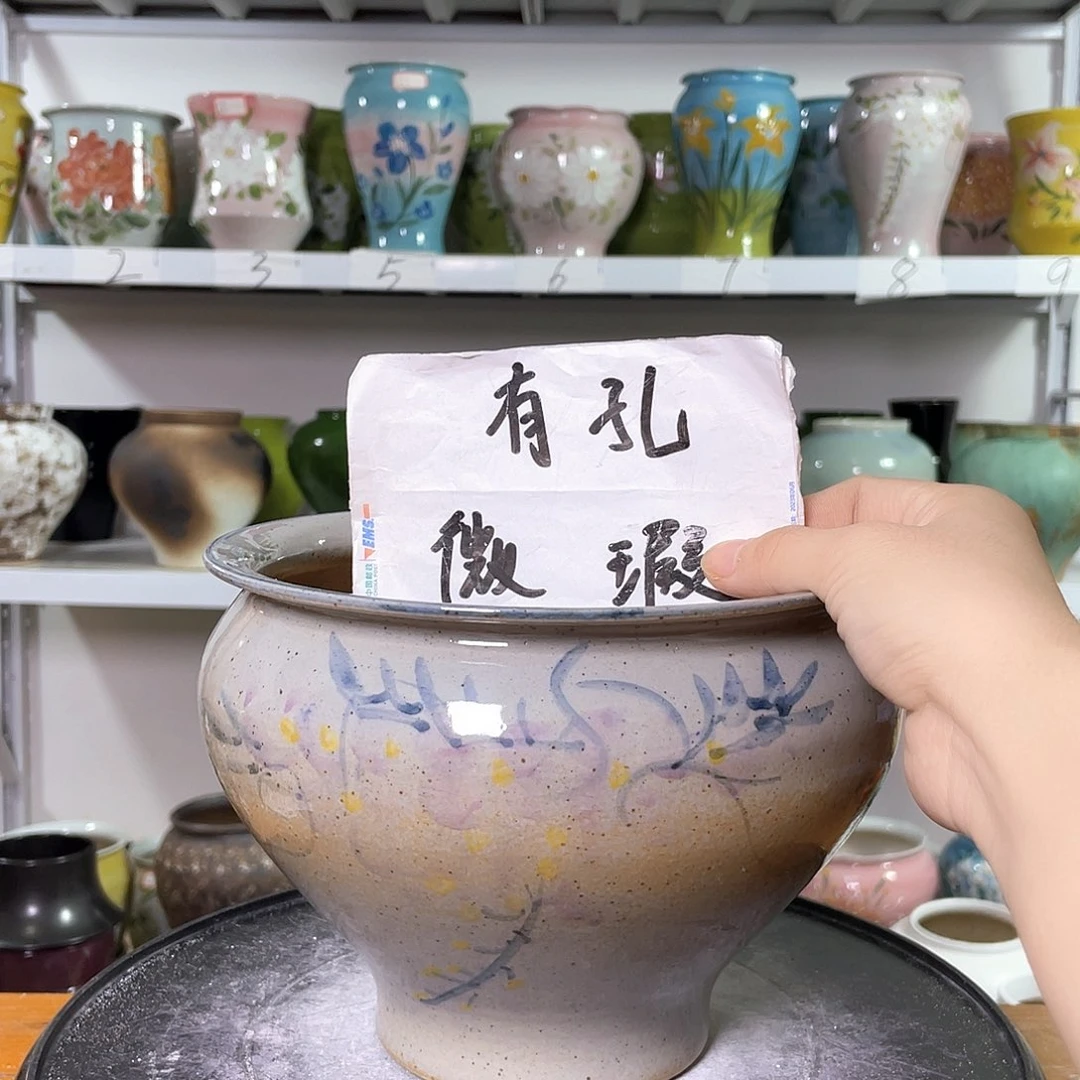 景德镇陶瓷花盆花器暇256