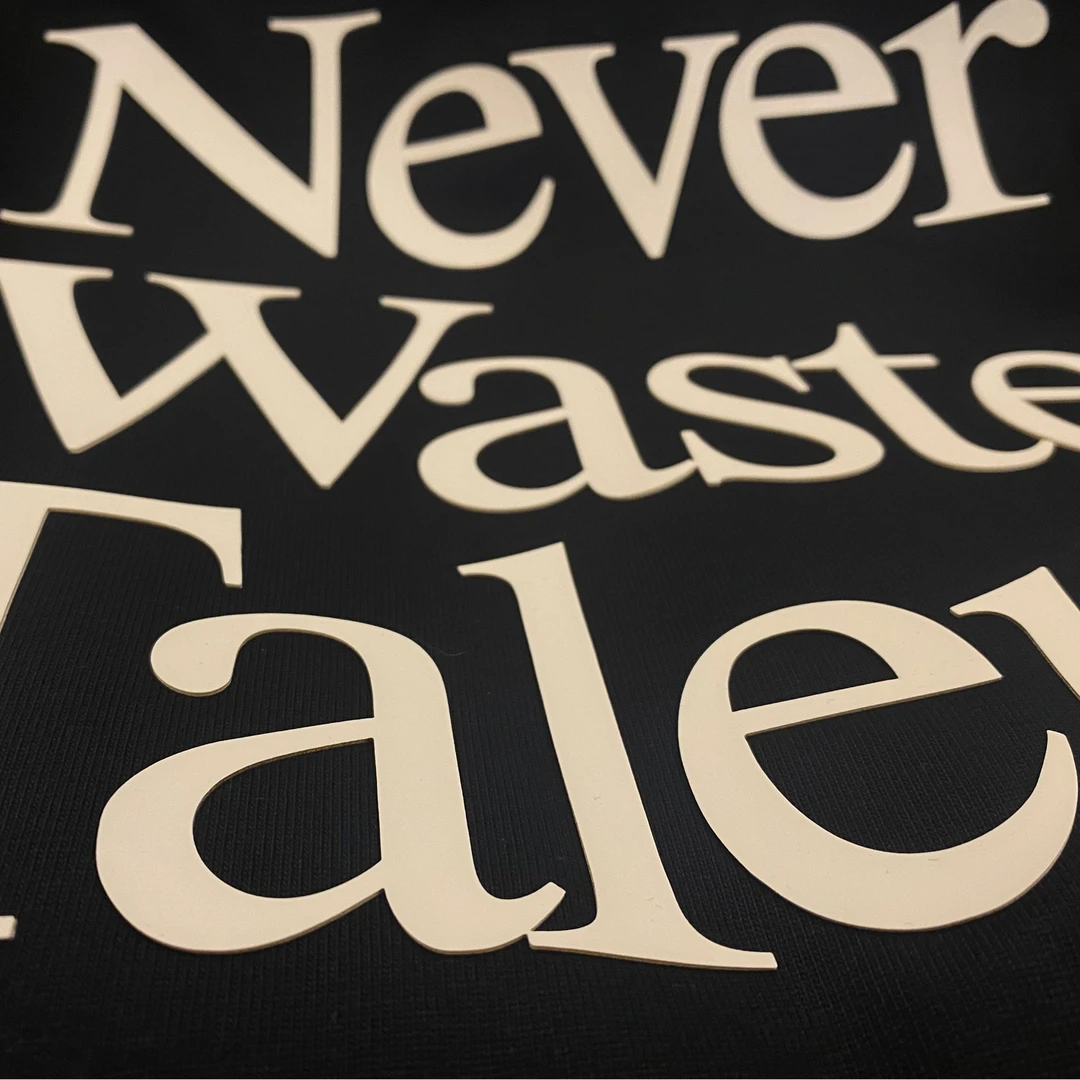 B家原创重磅短袖T 独特字母烫印