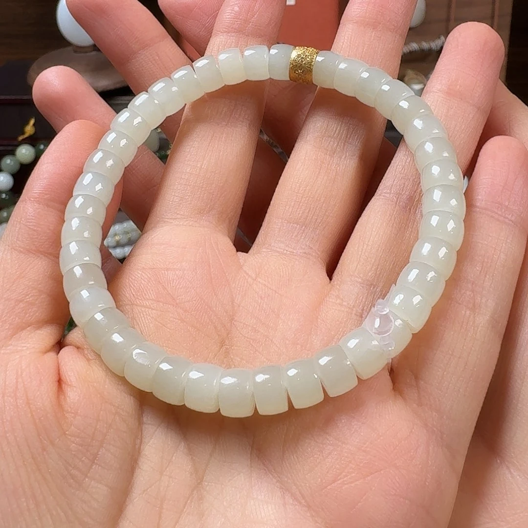 和田玉未镶嵌手链