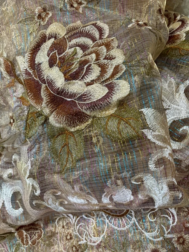 8717 6×2.77 绣花纱