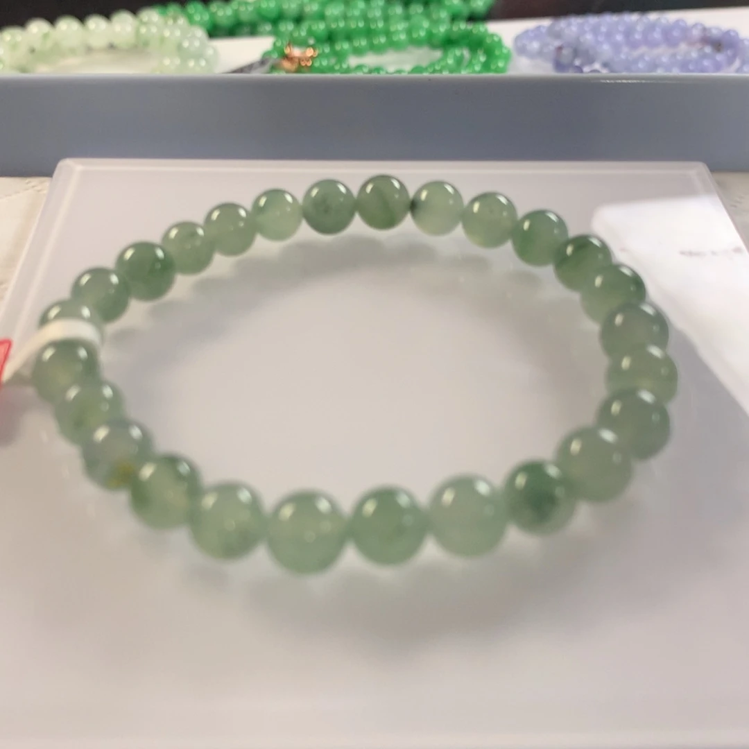 翡翠未镶嵌颈饰手串