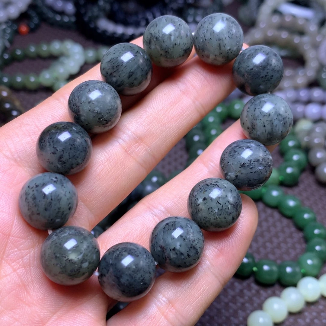 和田玉未镶嵌手串16