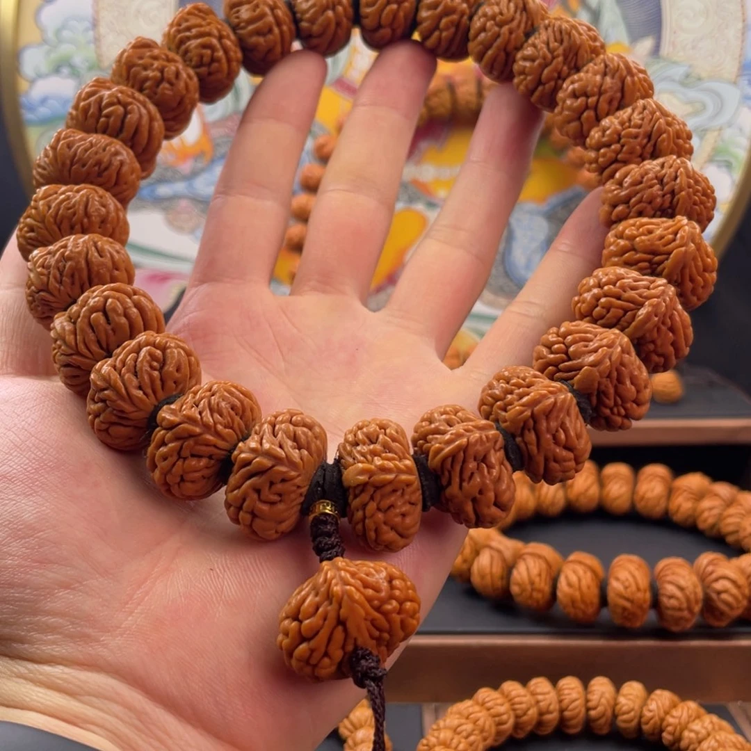 桃核手串25麒麟手持