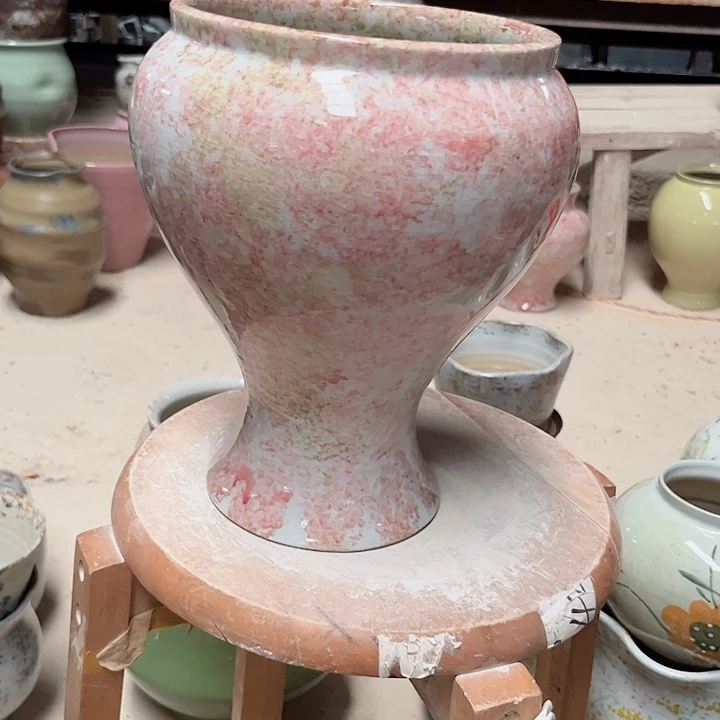 瓷片口16高27 景德镇陶瓷无孔