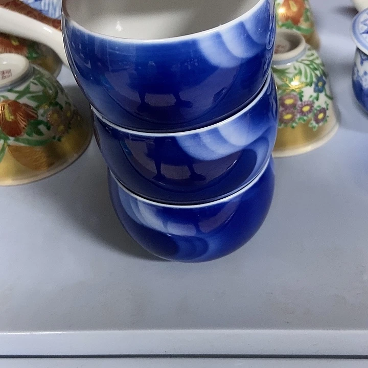 瓷片焰*中古工艺品回流瓷器