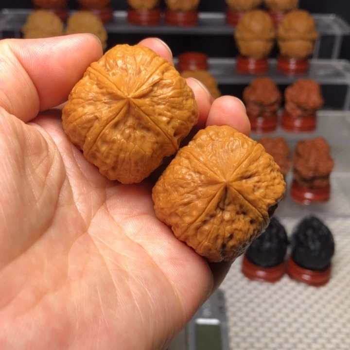 文玩核桃把件51御宝四棱